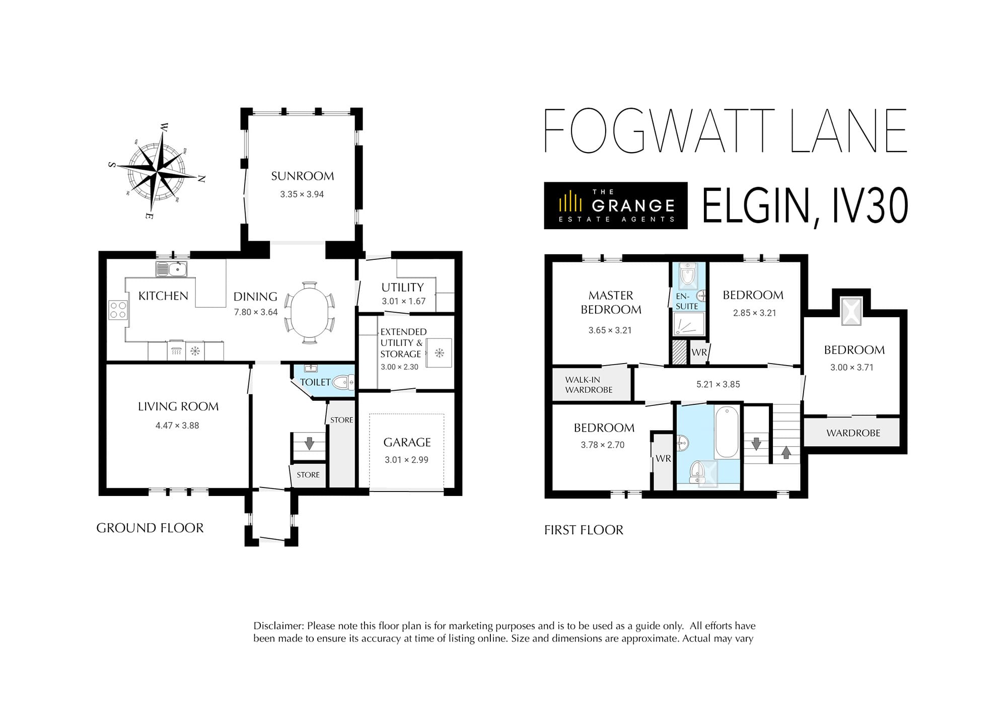Floor plan of Fogwatt Lane, Elgin, Floor plan