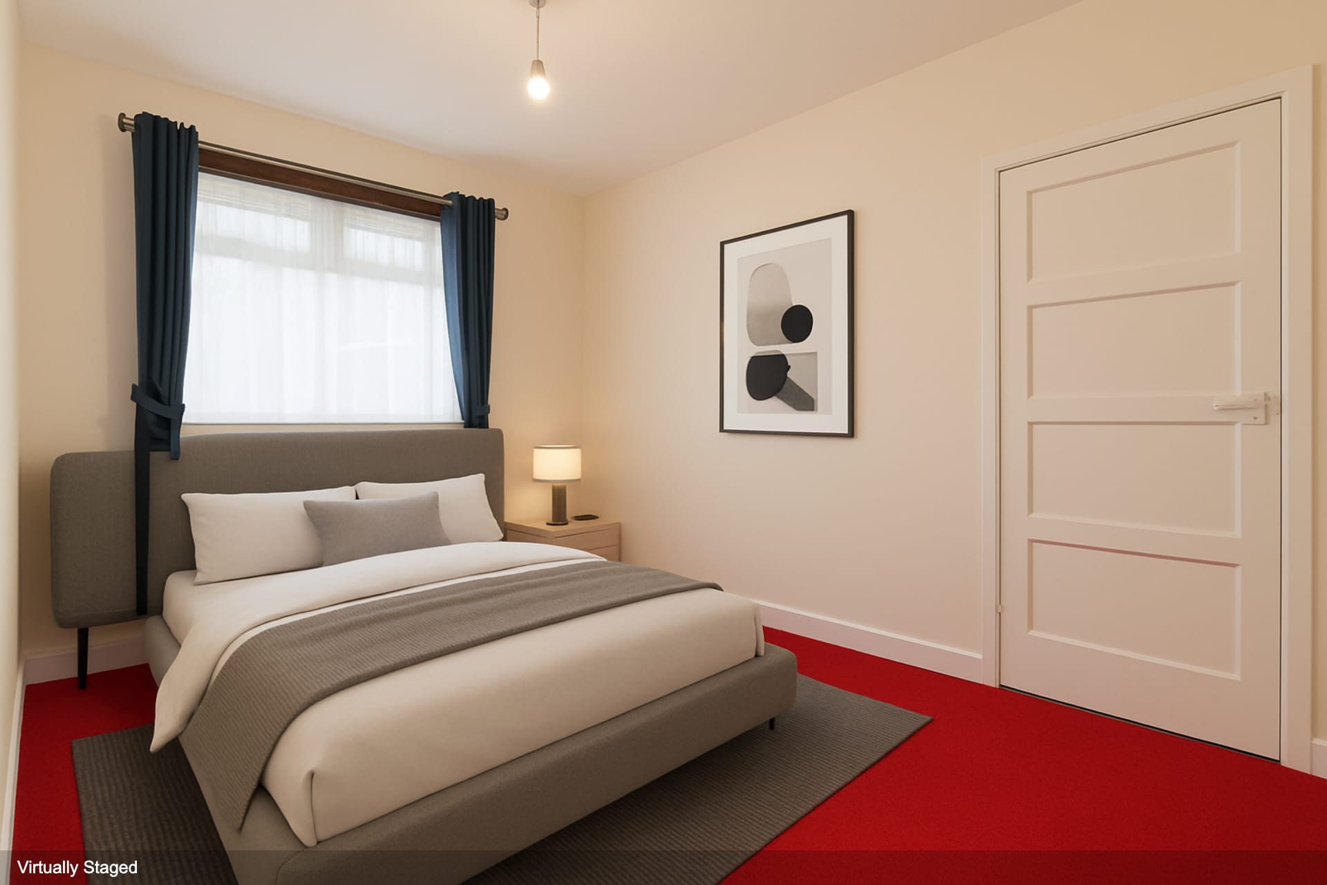 Bedroom 3, virtually renovated
