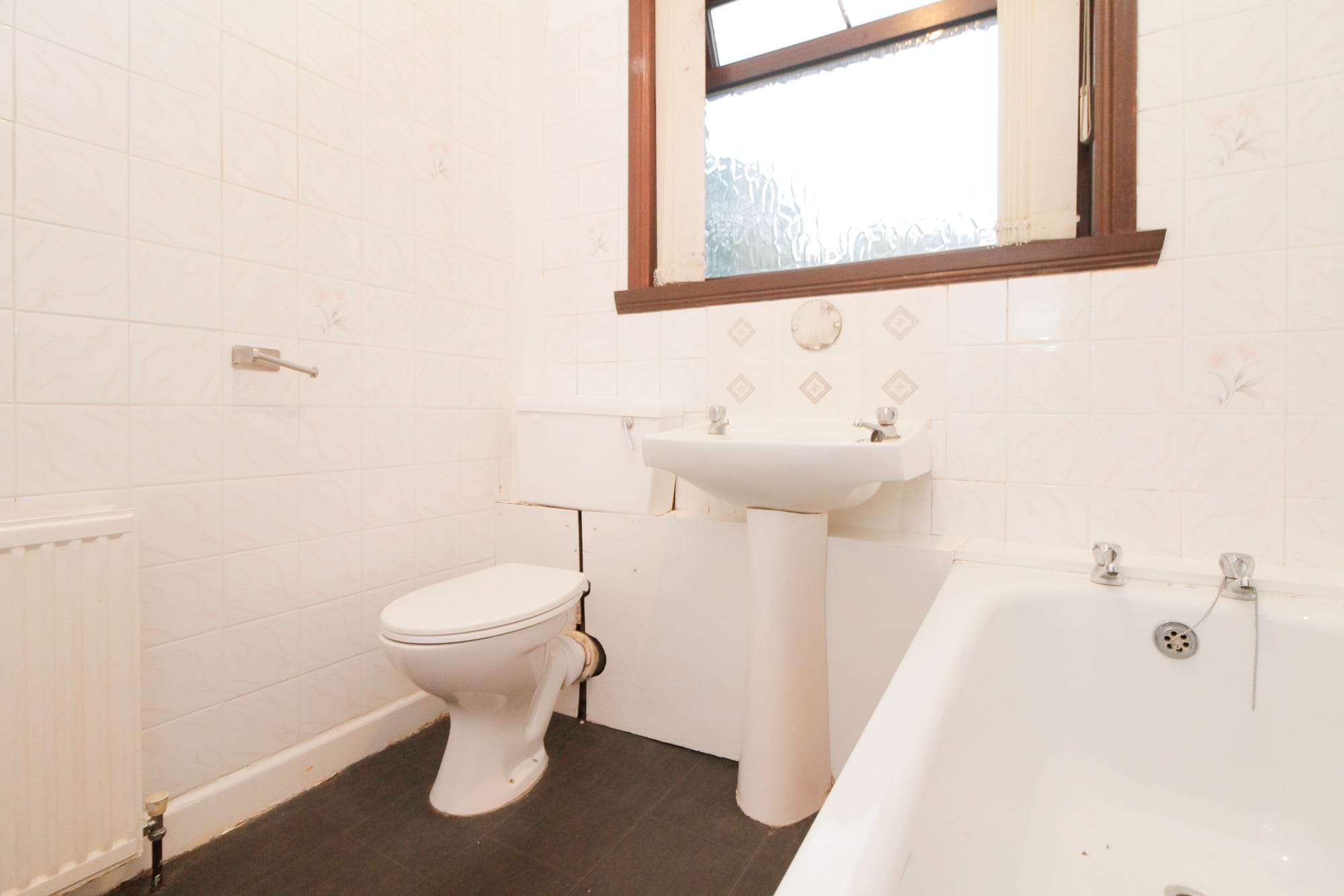 Bathroom, WC and basin