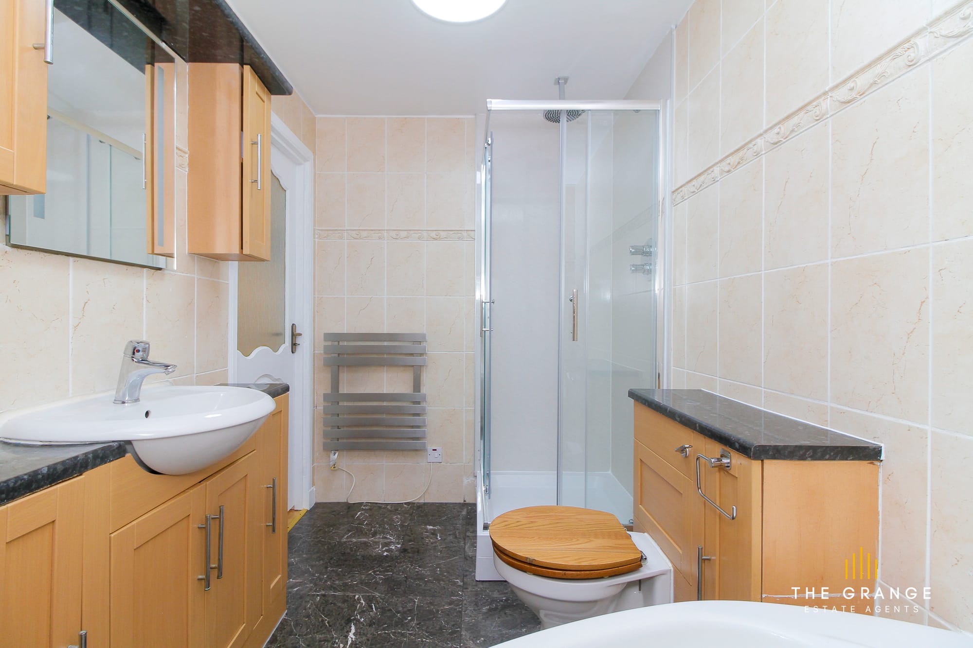 Master en-suite, shower and vanity