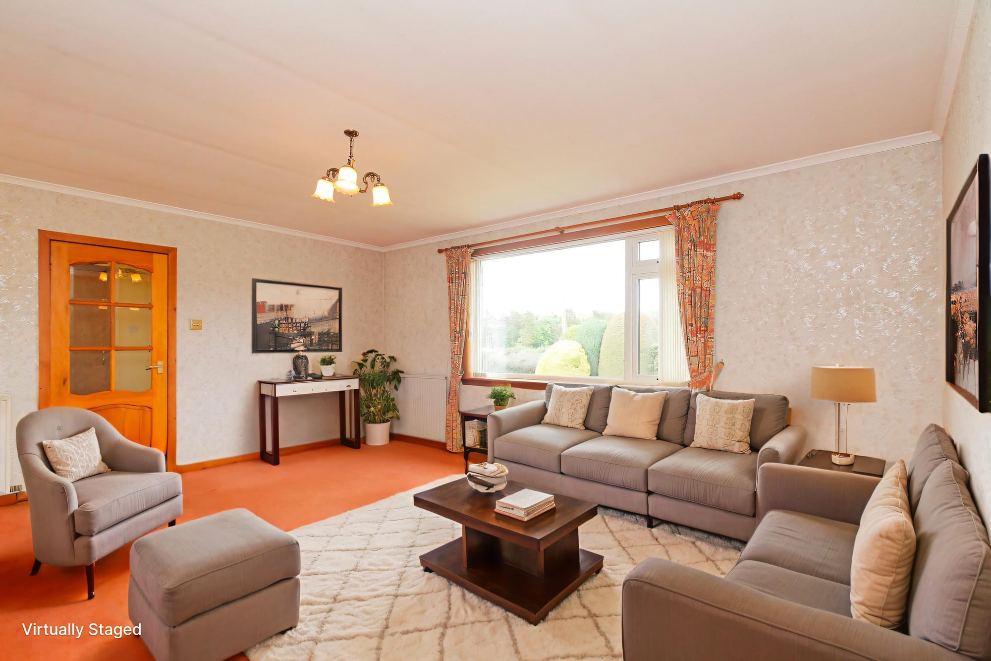 Living room (virtually staged)