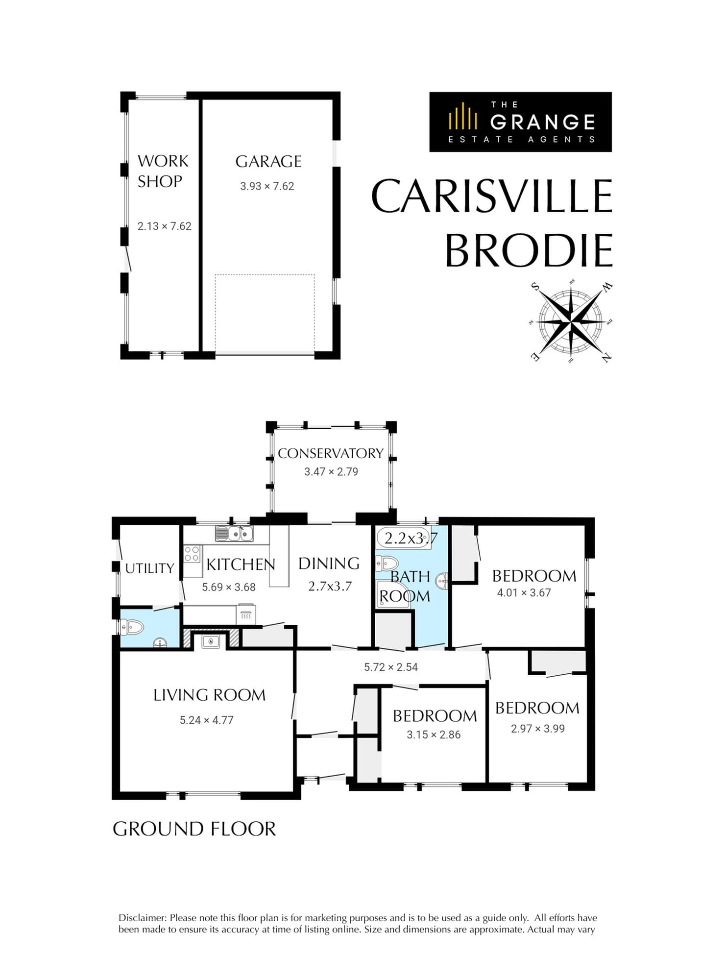 Floor plan of Carisville, Brodie, Floor plan