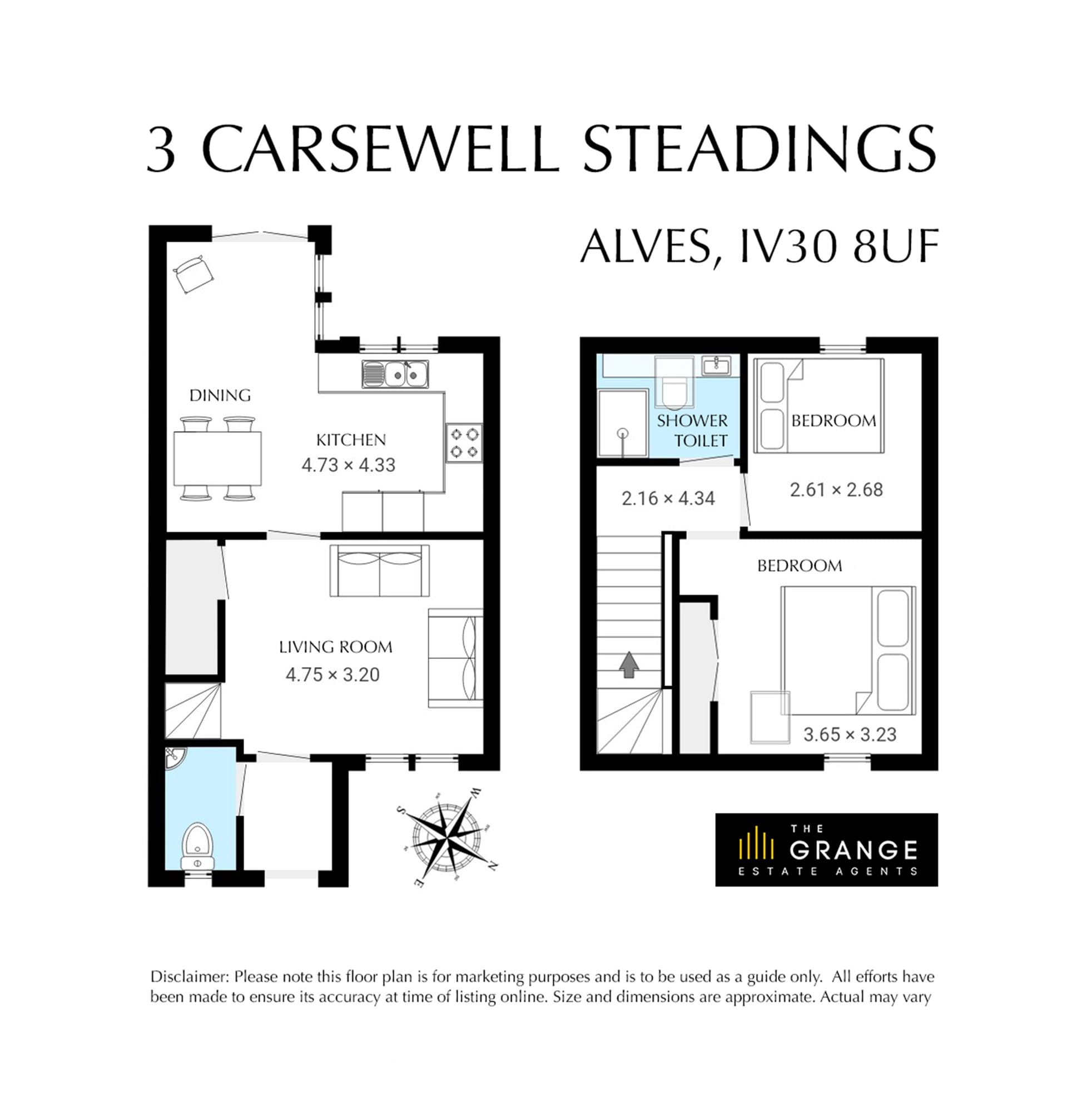 Floor plan of Carsewell Steading, Alves, Floor plan