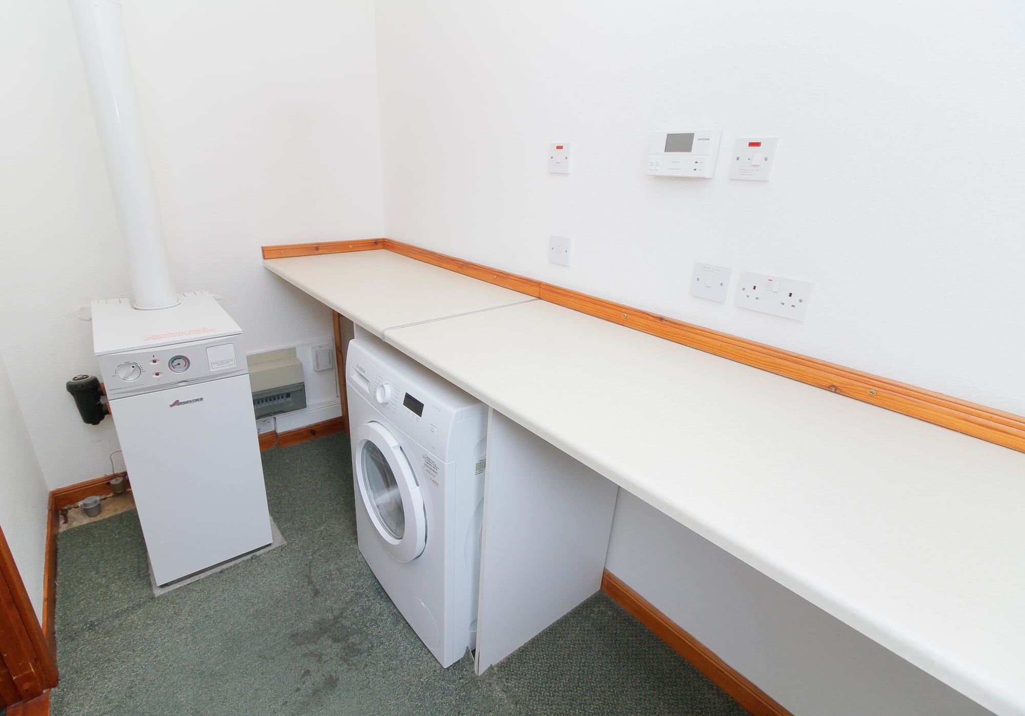 Utility room and boiler