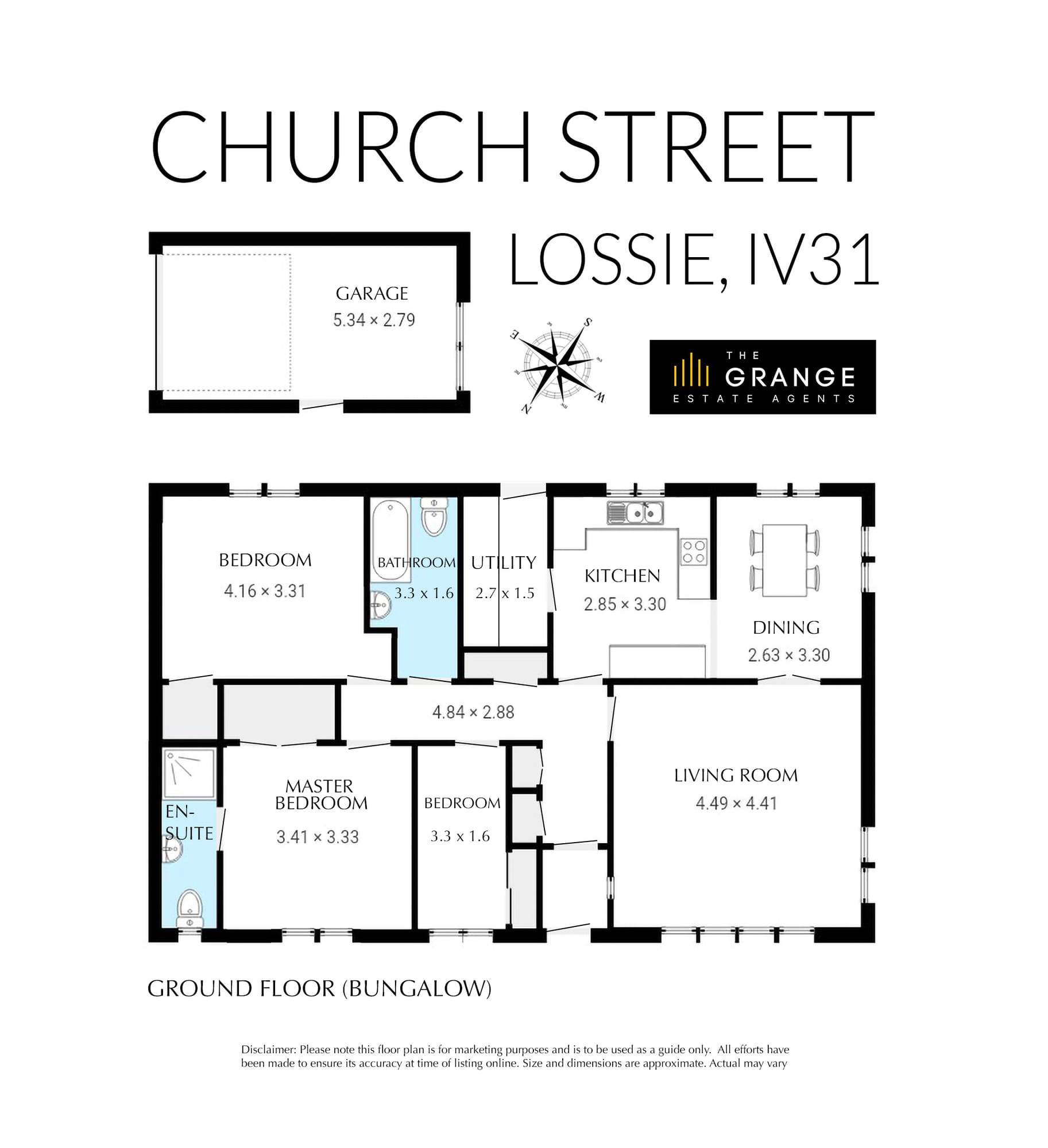 Floor plan of Church Street, Lossiemouth, Floor plan