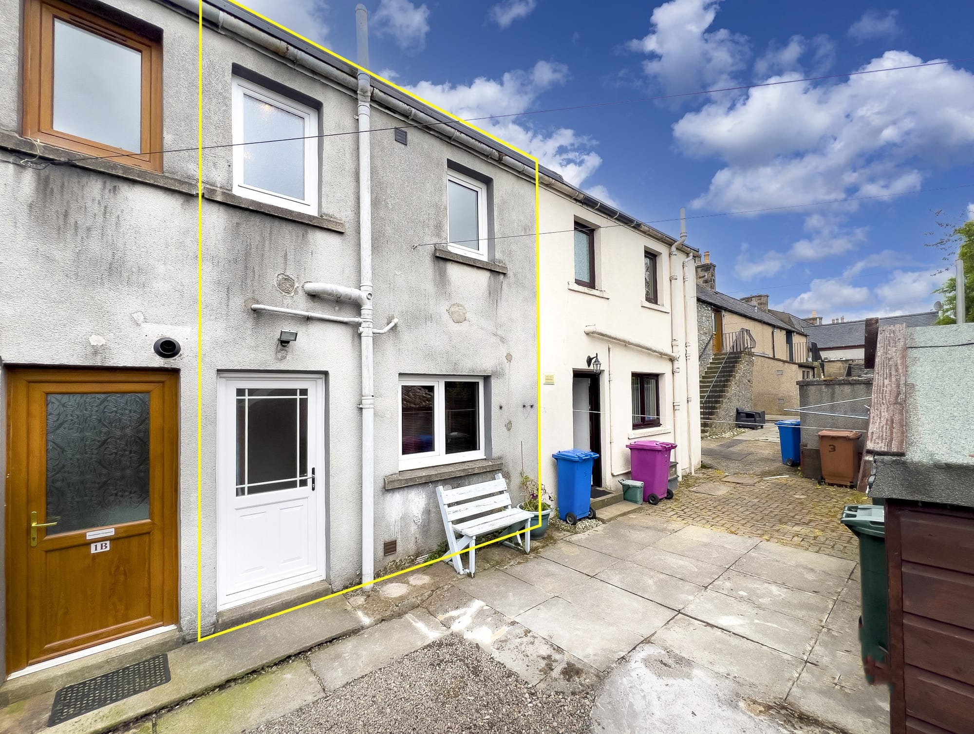 Back garden / rear of the house