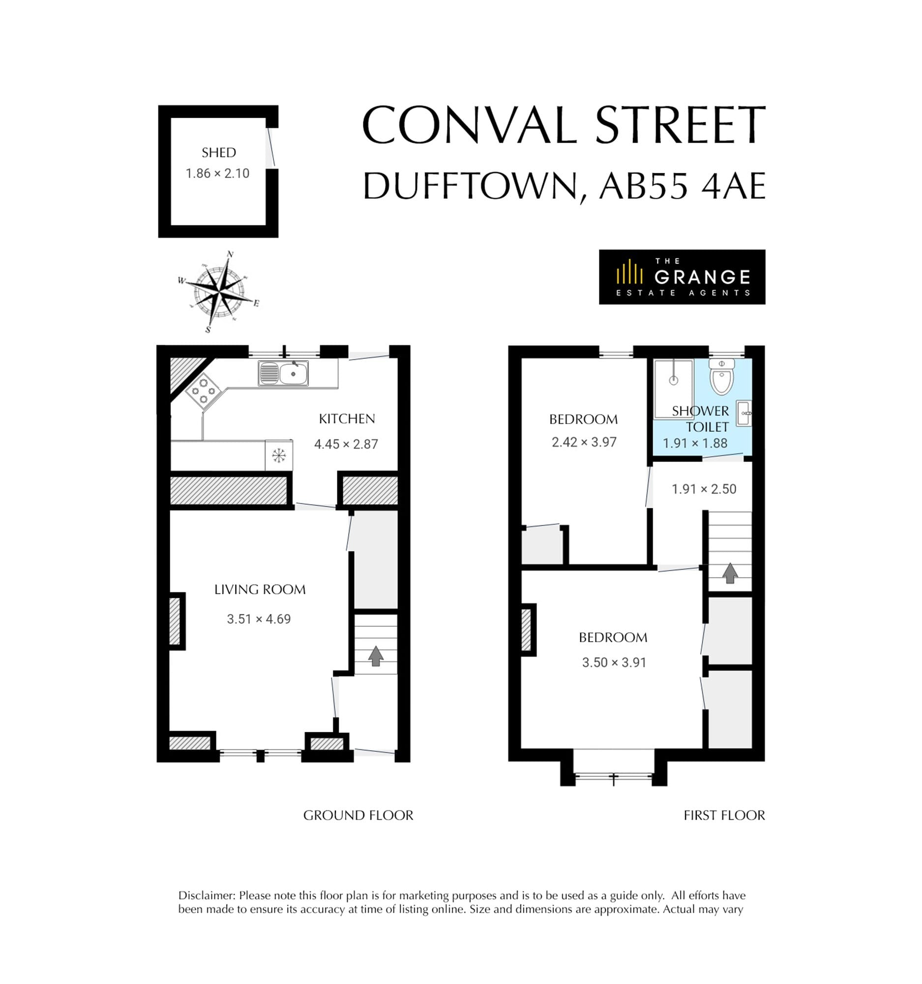 Floor plan of Conval Street, Floor plan