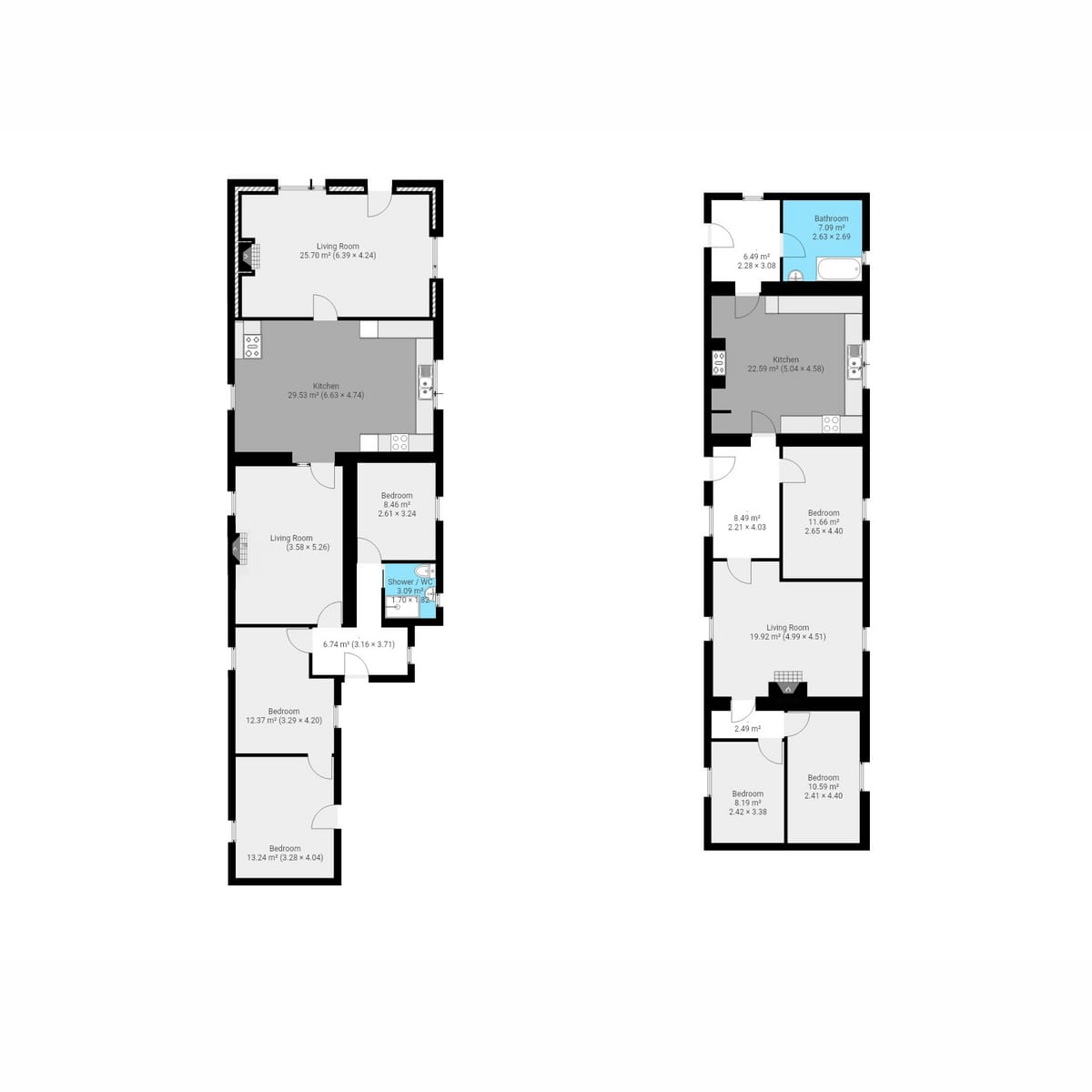 Floor plan of Denwell Road, Floor plan
