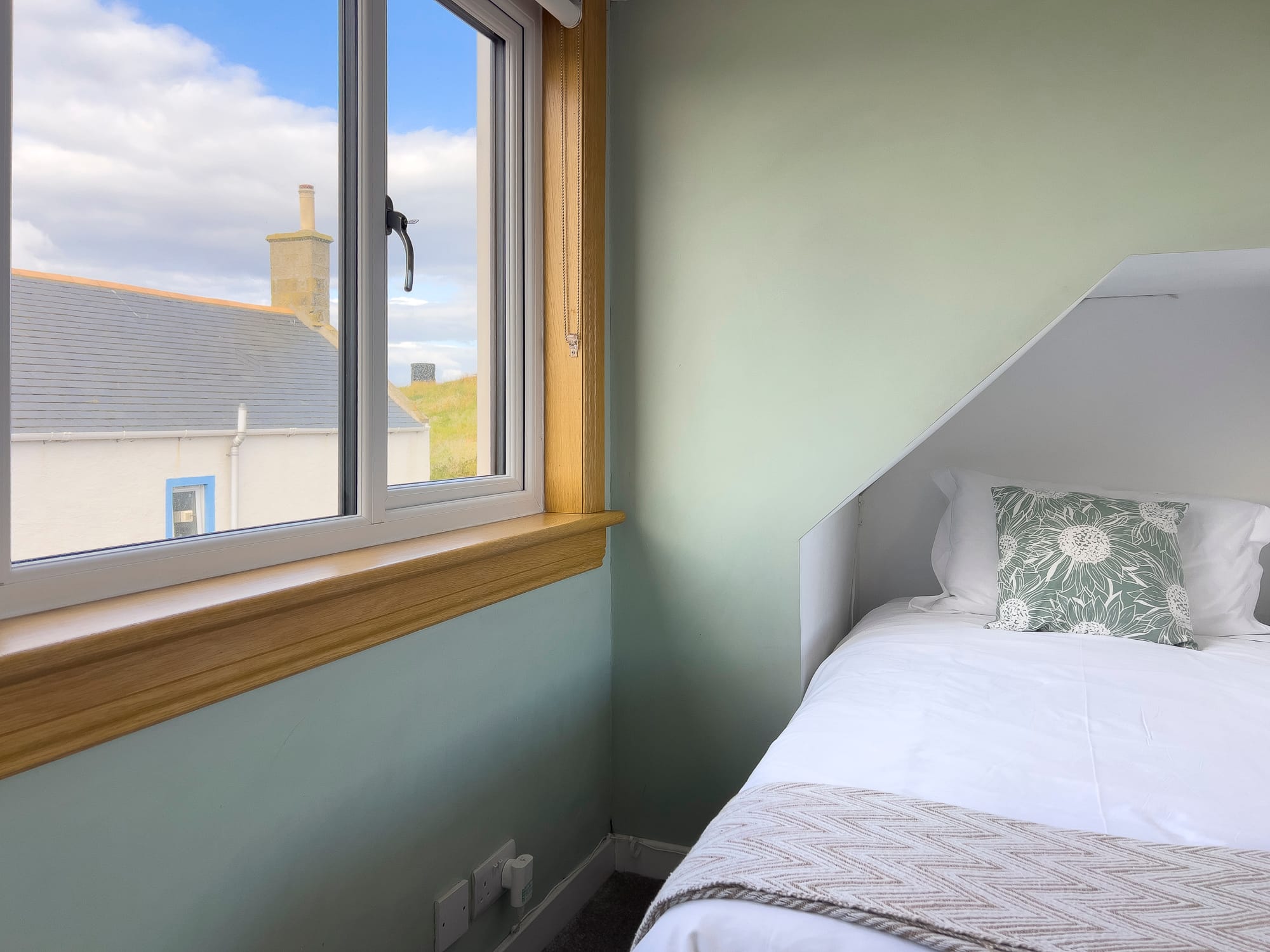 Single bedroom with a dormer window — Dunbar Street, Burghead
