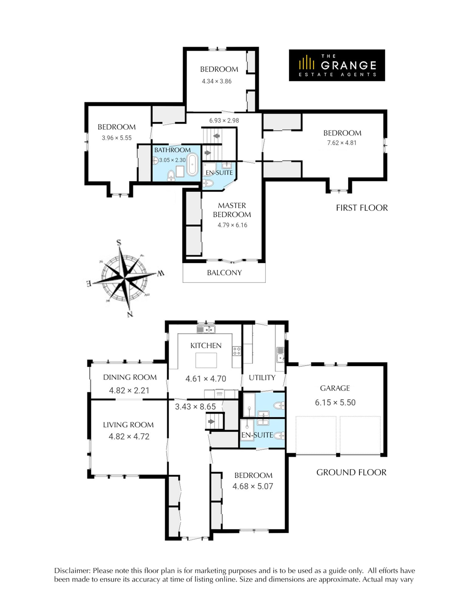Floor plan of Glen of Newmill, Ground & first floor