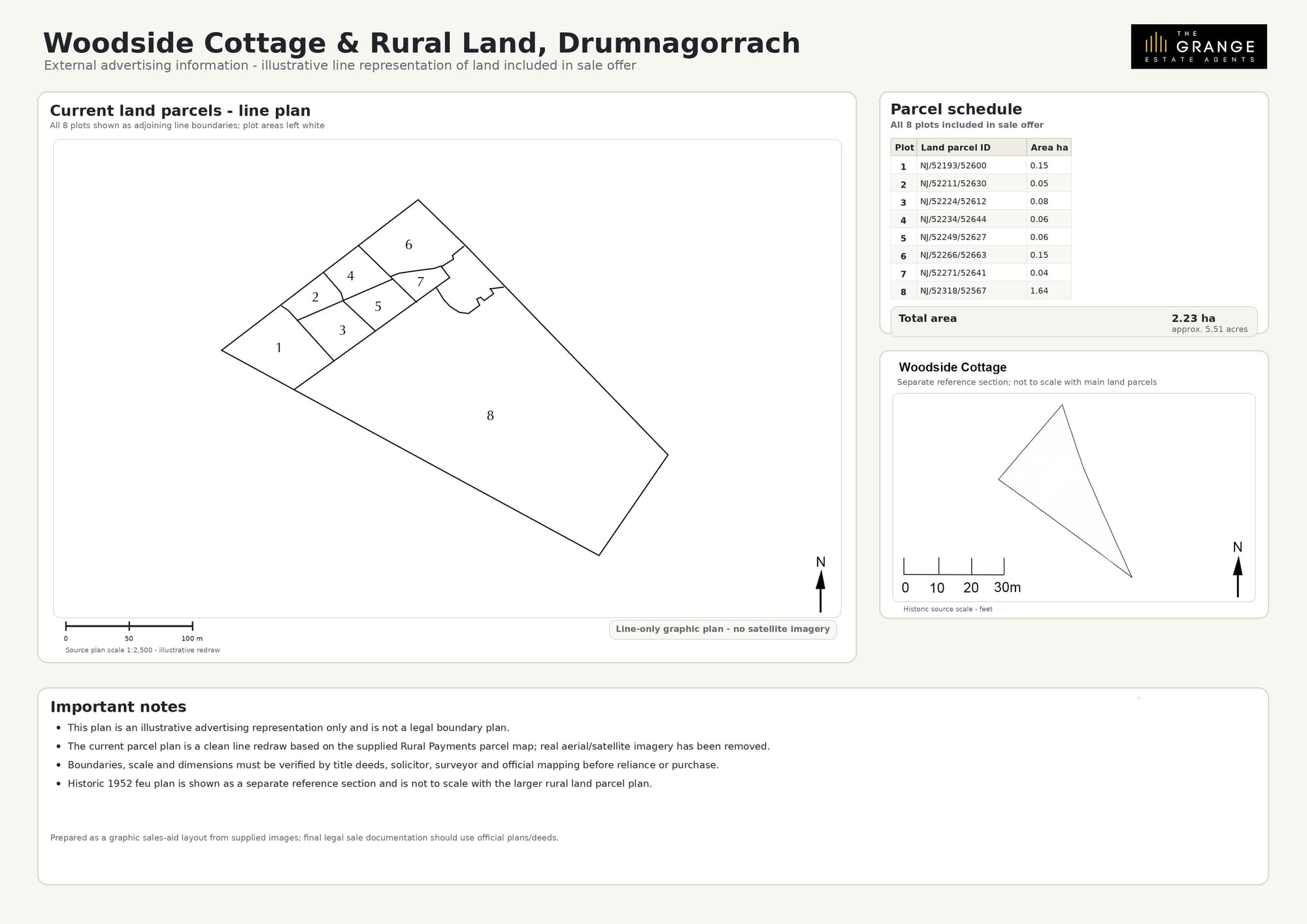 Floor plan of Grange, Site plan