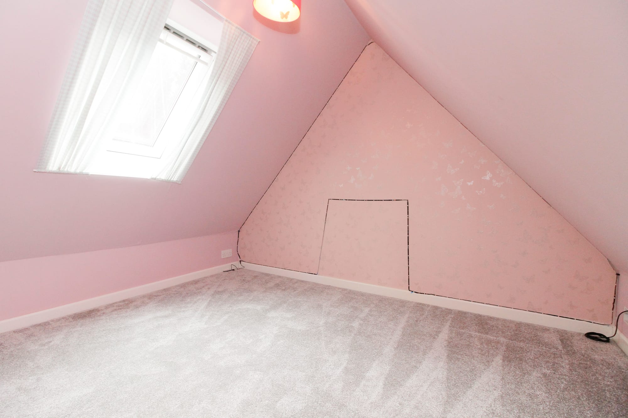 Attic bedroom