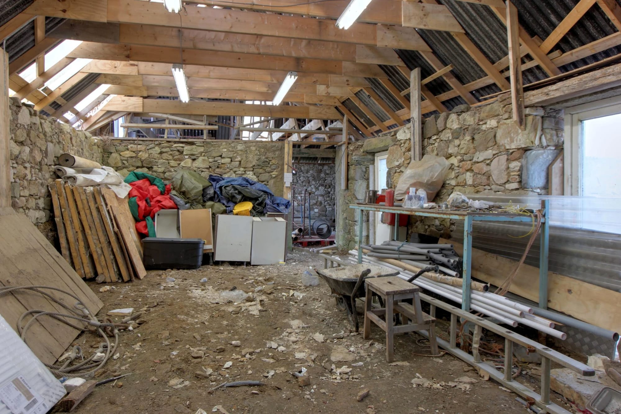 Steading interior