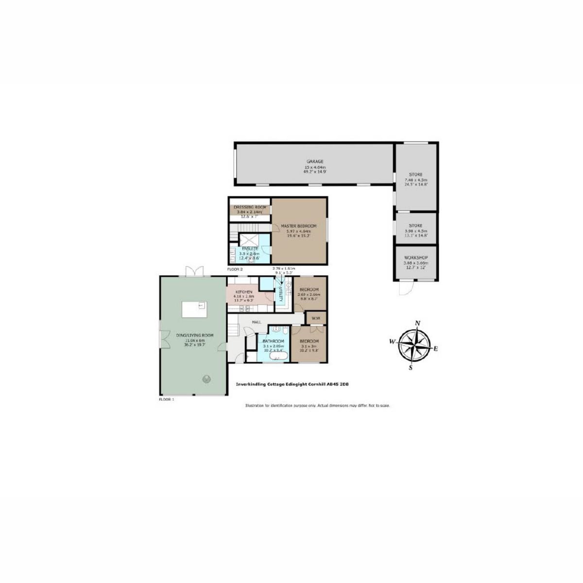 Floor plan of Inverkindling, Floor plan