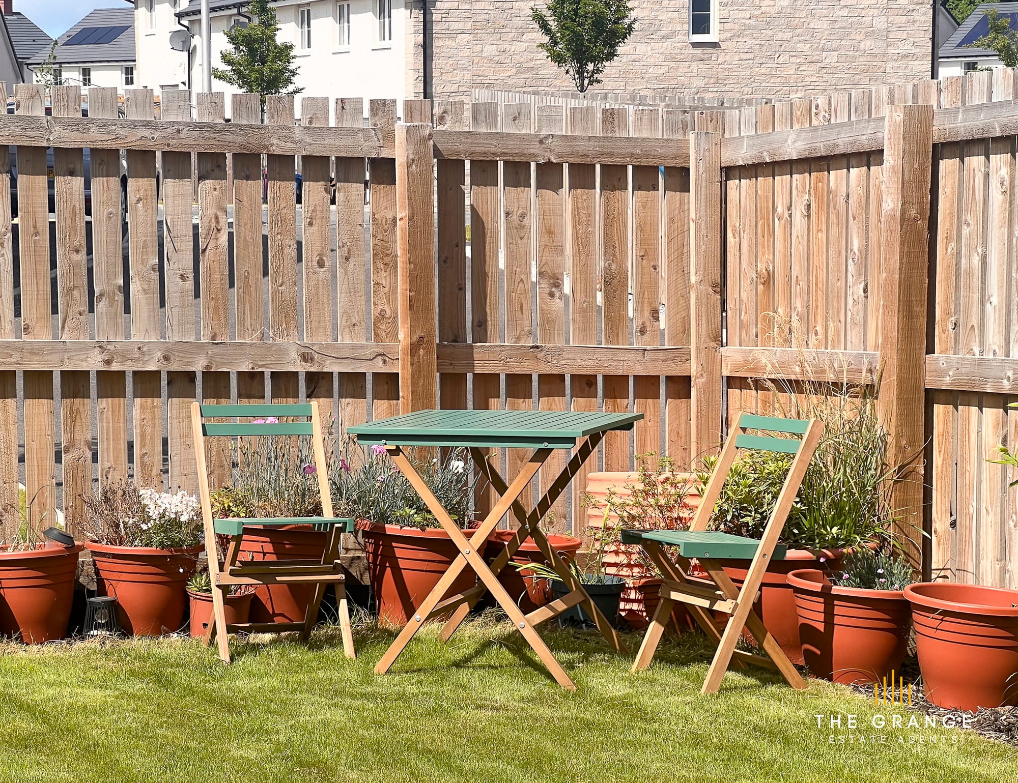 Patio seating area