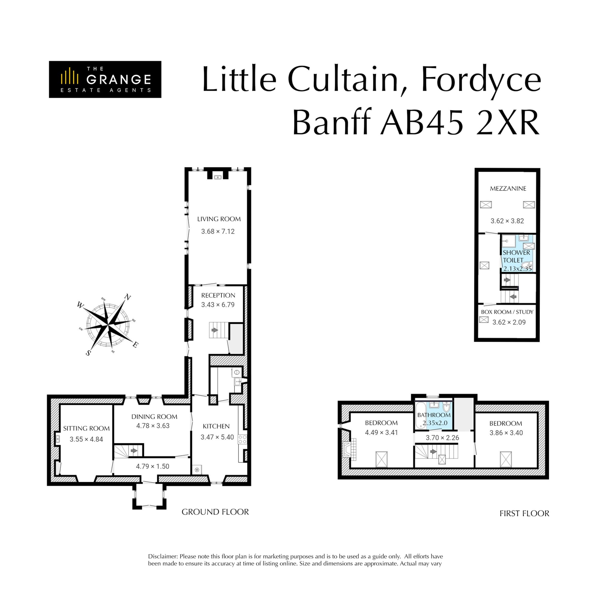 Floor plan of Little Cultain, Fordyce, Floor plan — house