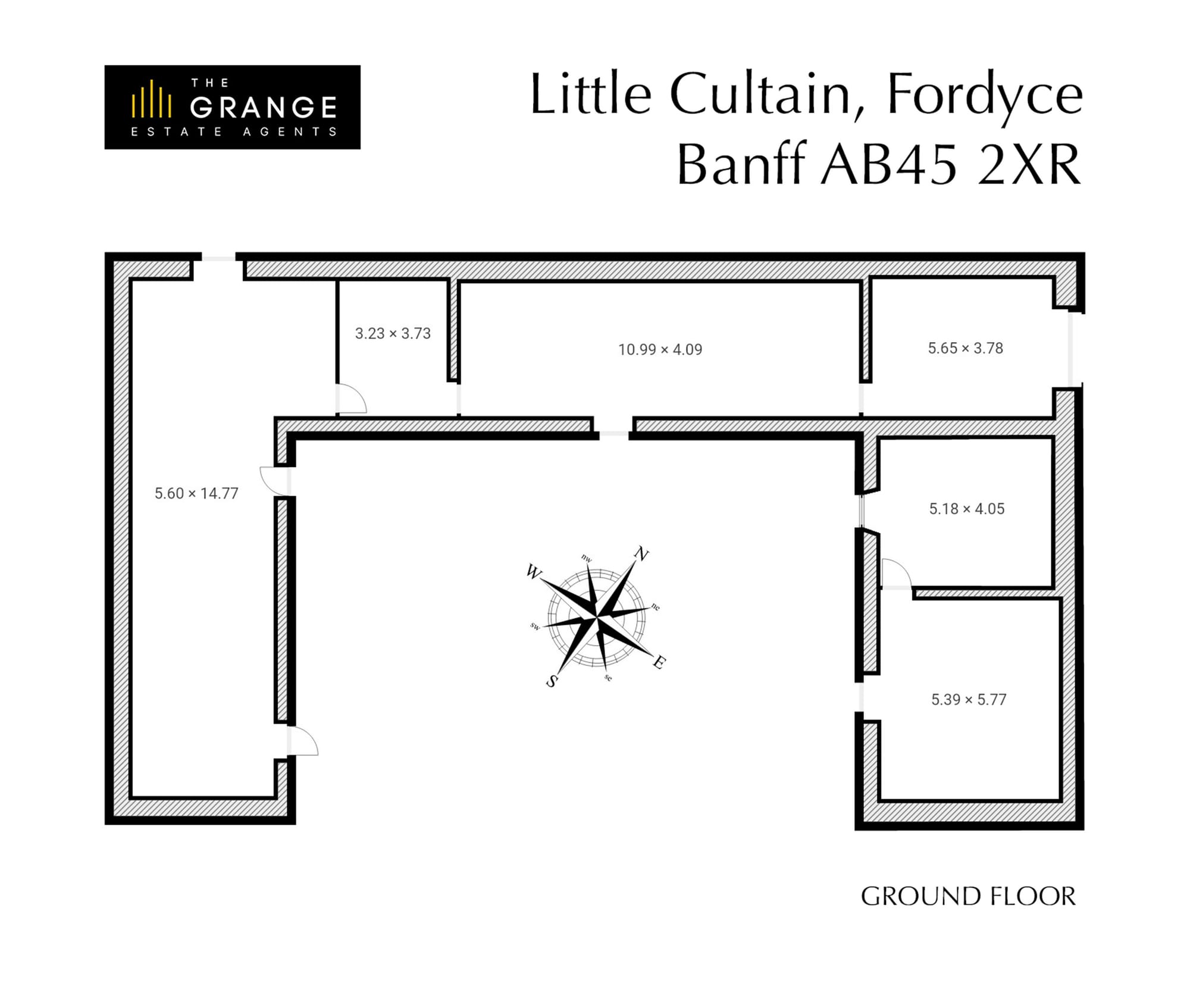 Floor plan of Little Cultain, Fordyce, Floor plan — steading outbuilding