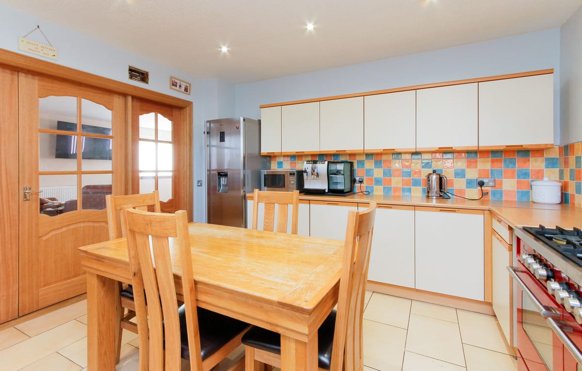 Kitchen and dining area