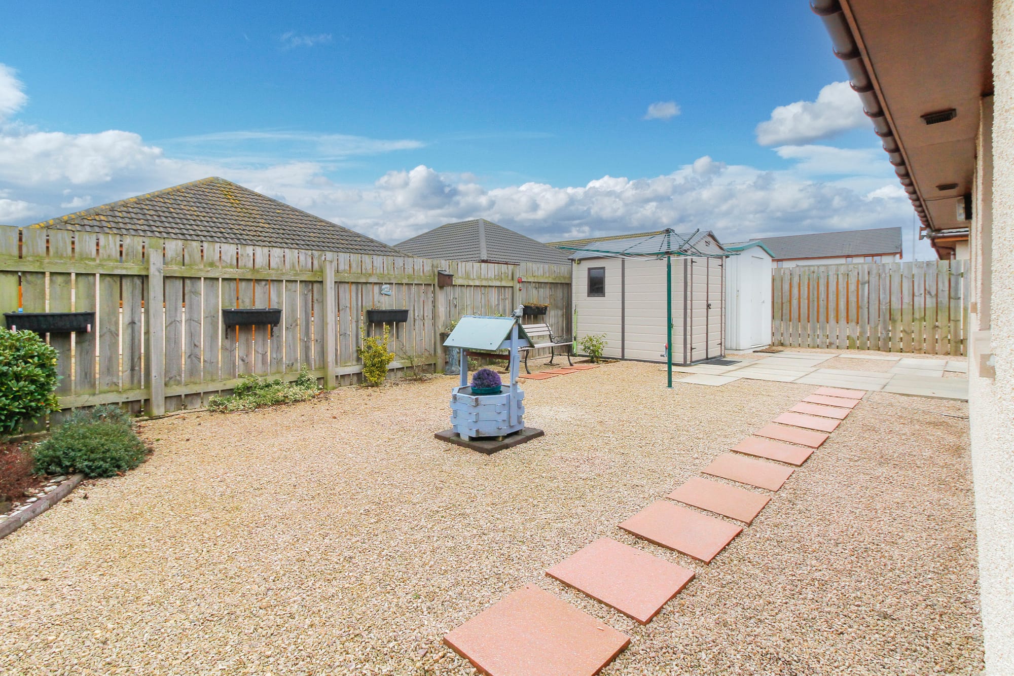 Garden and outbuildings