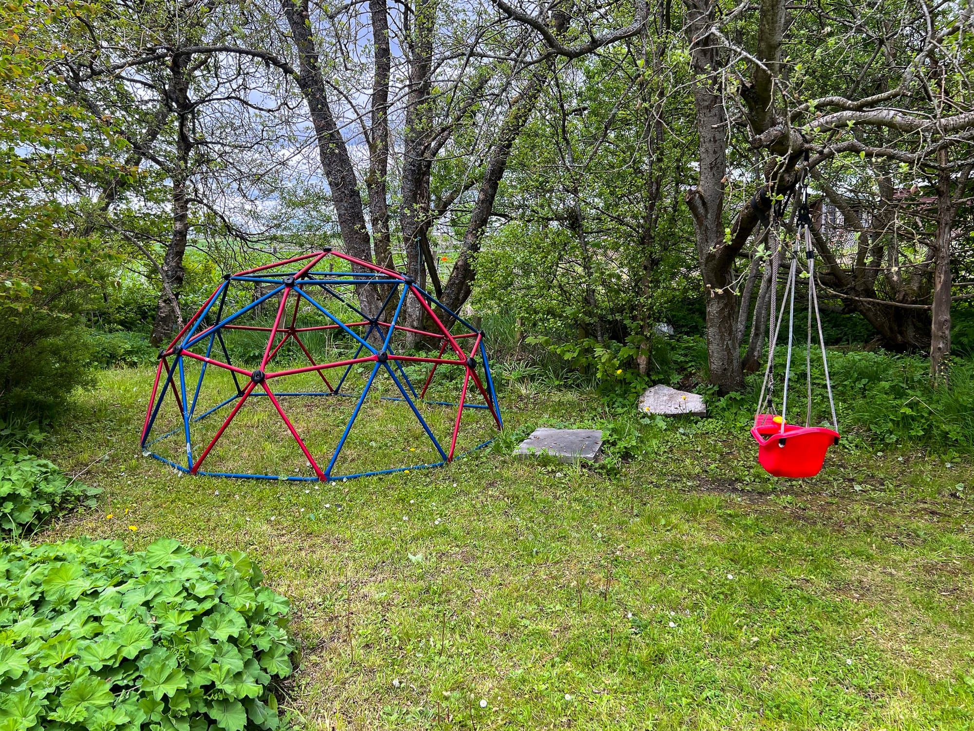 Garden with play area