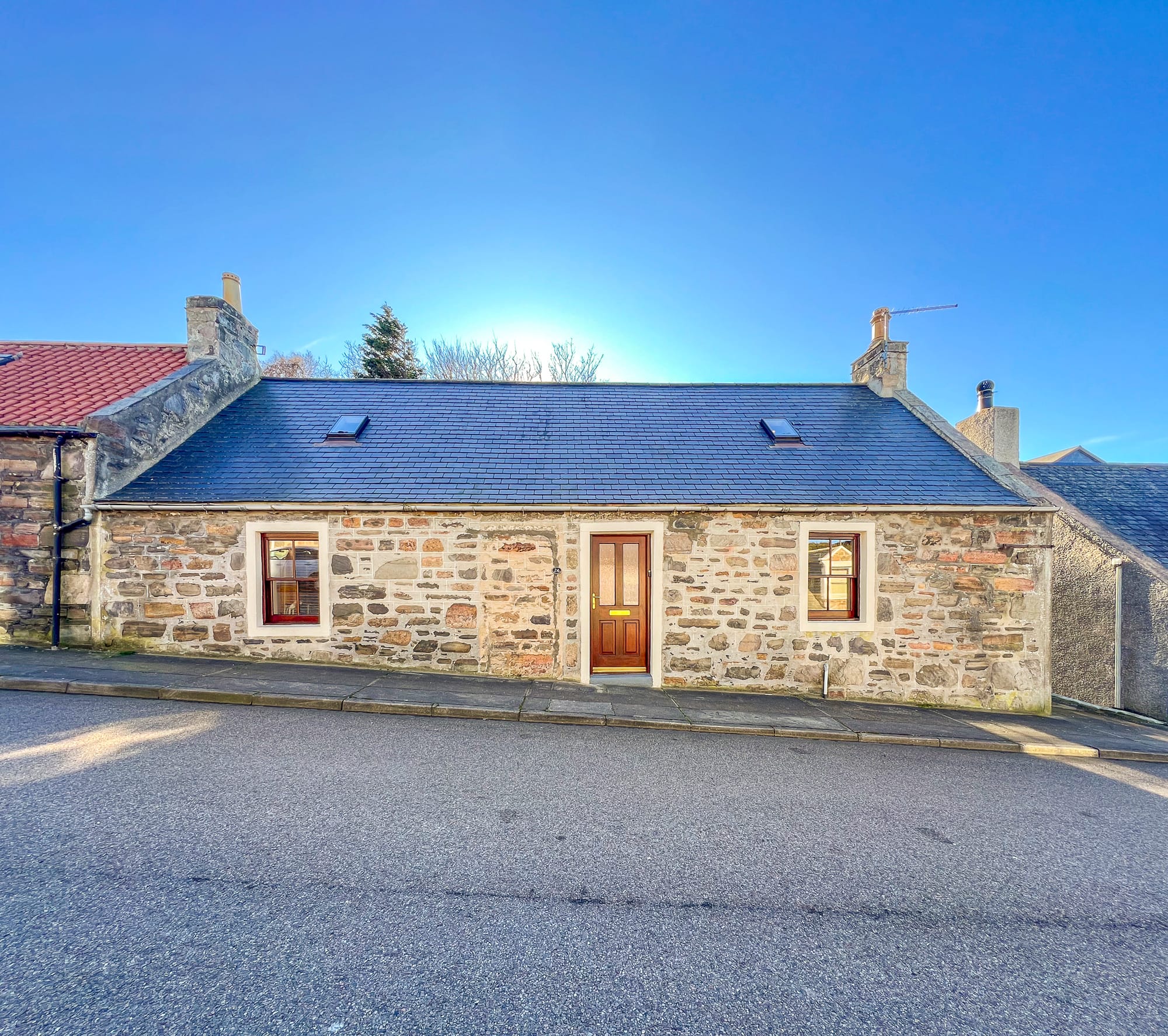 Front of the Grade B listed cottage