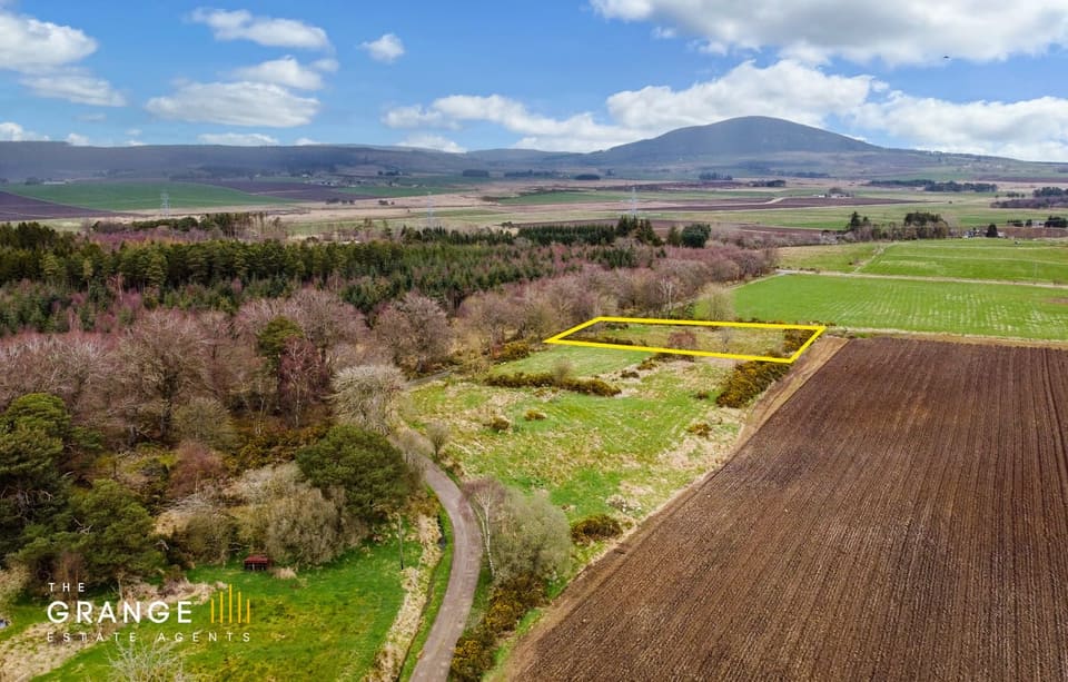 Aerial view of the land