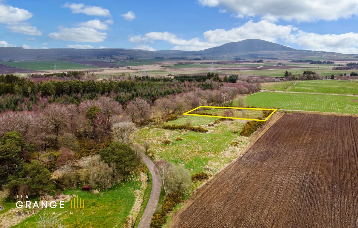 Aerial view of the land