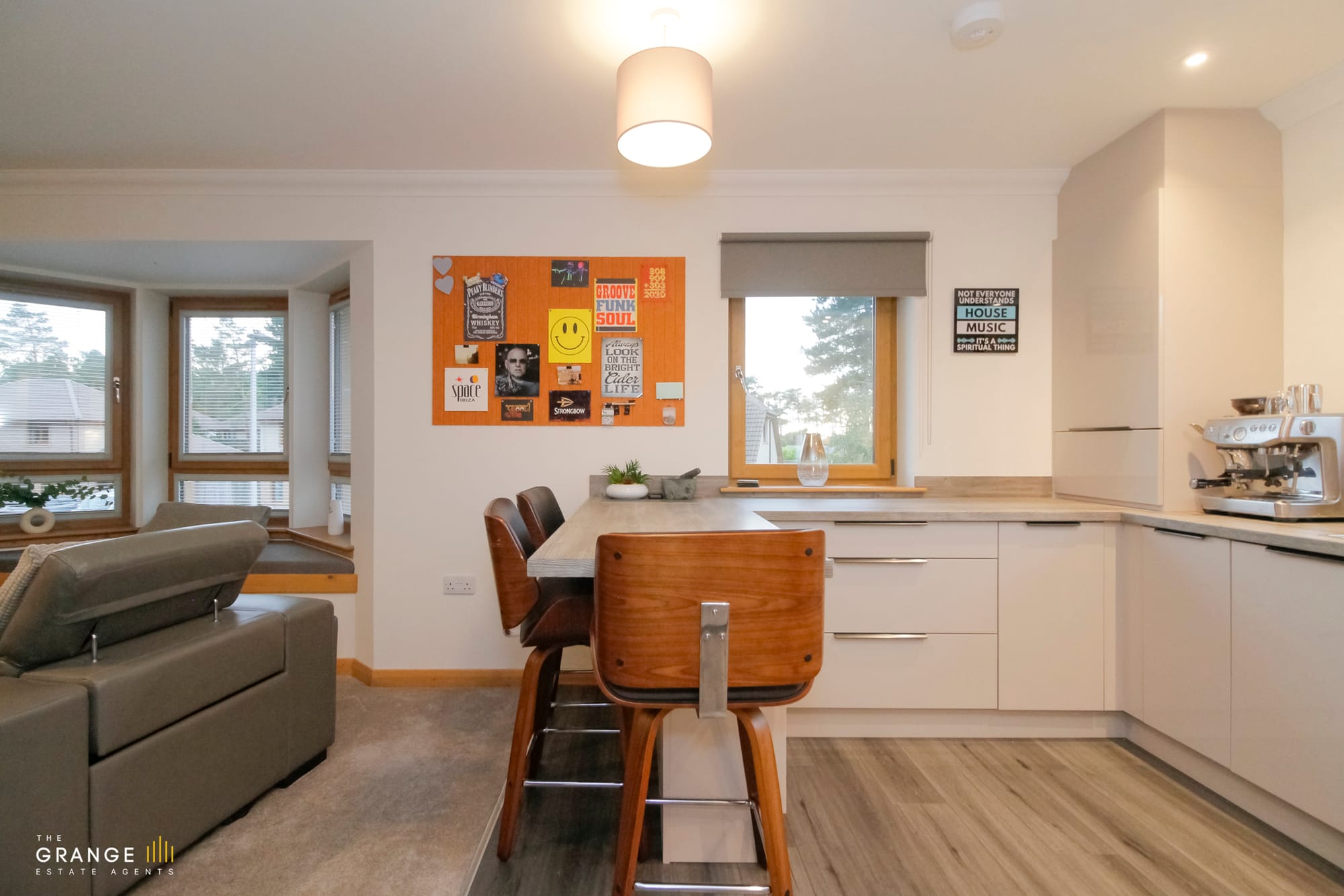 Kitchen and dining area