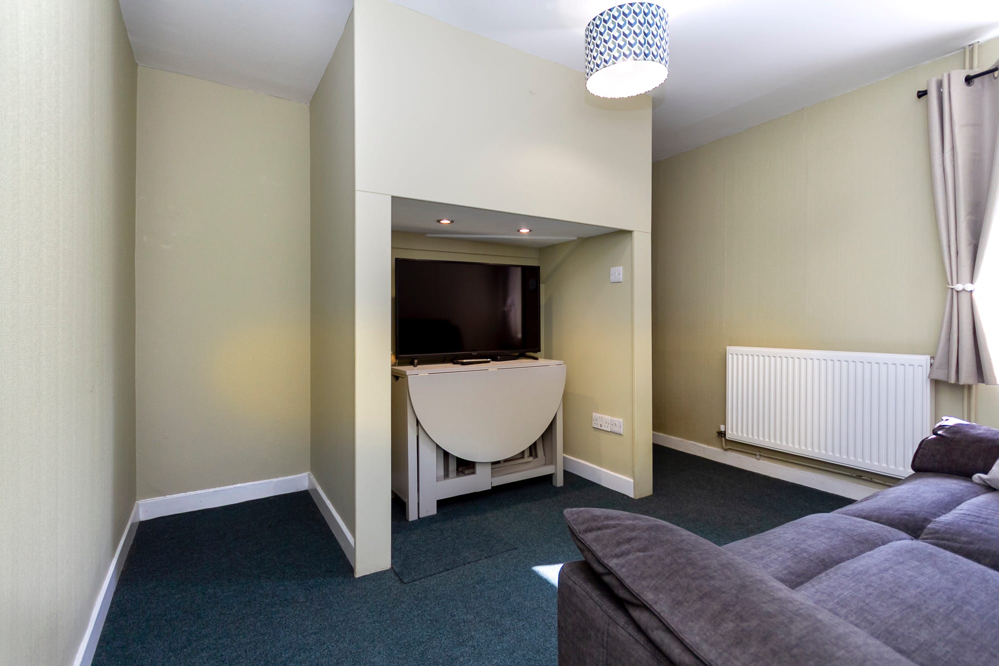 Dining room, which the Home Report lists as the fourth bedroom