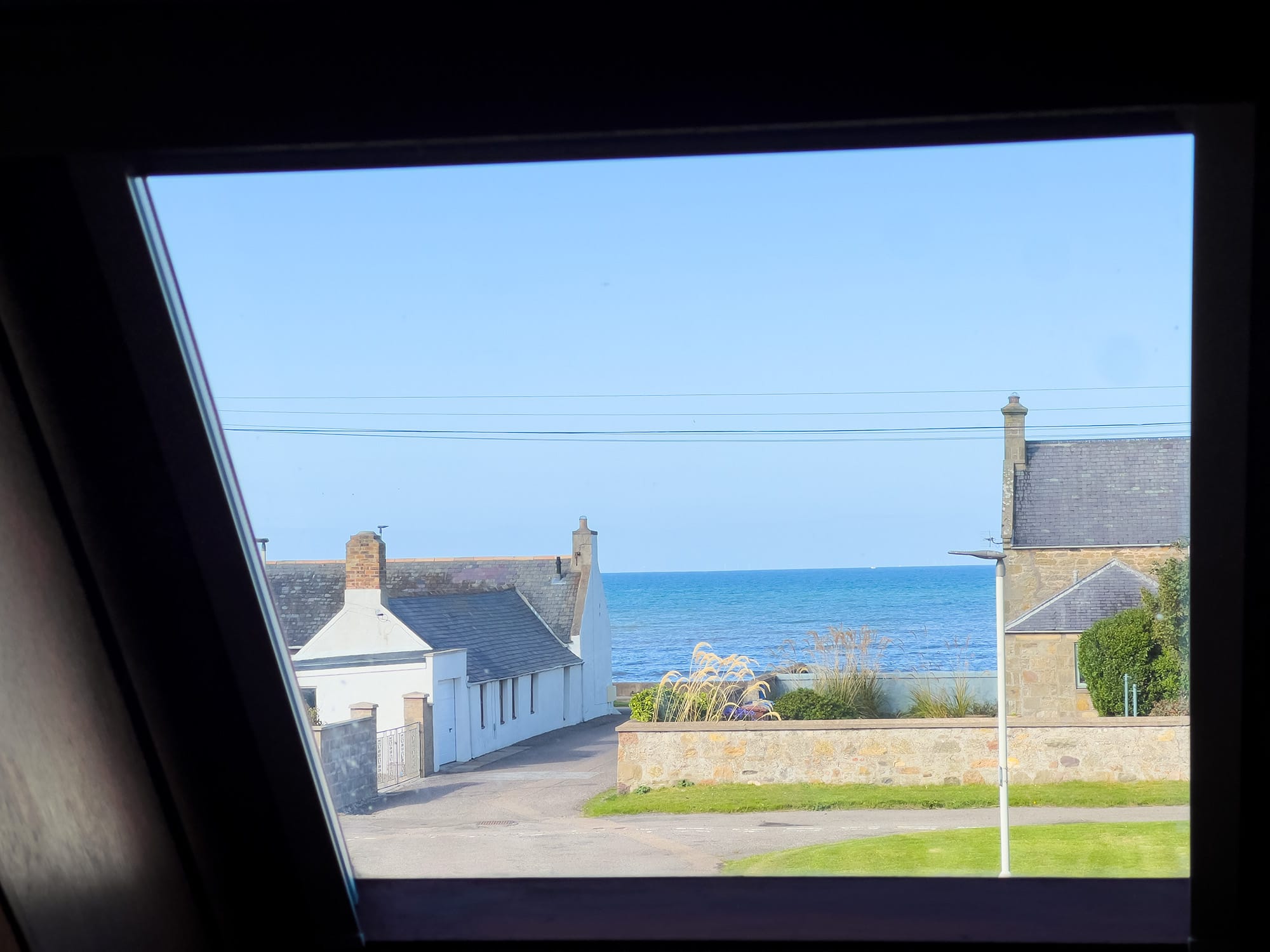 The Moray Firth from the rooflight