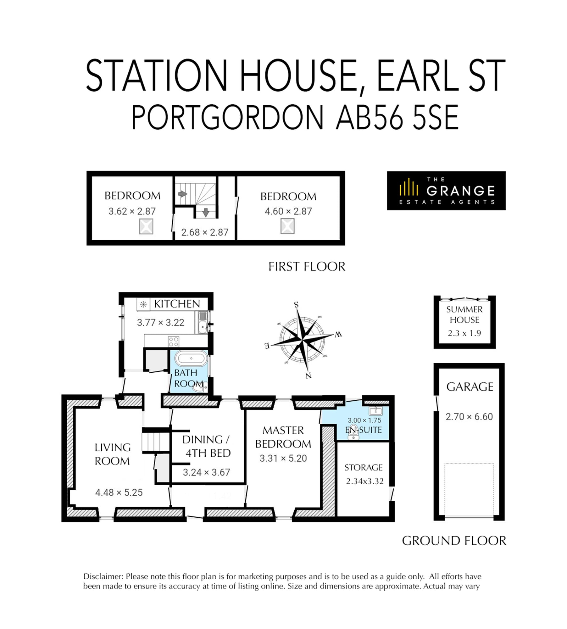 Floor plan of Station House, Earl Street, Portgordon, Floor plan