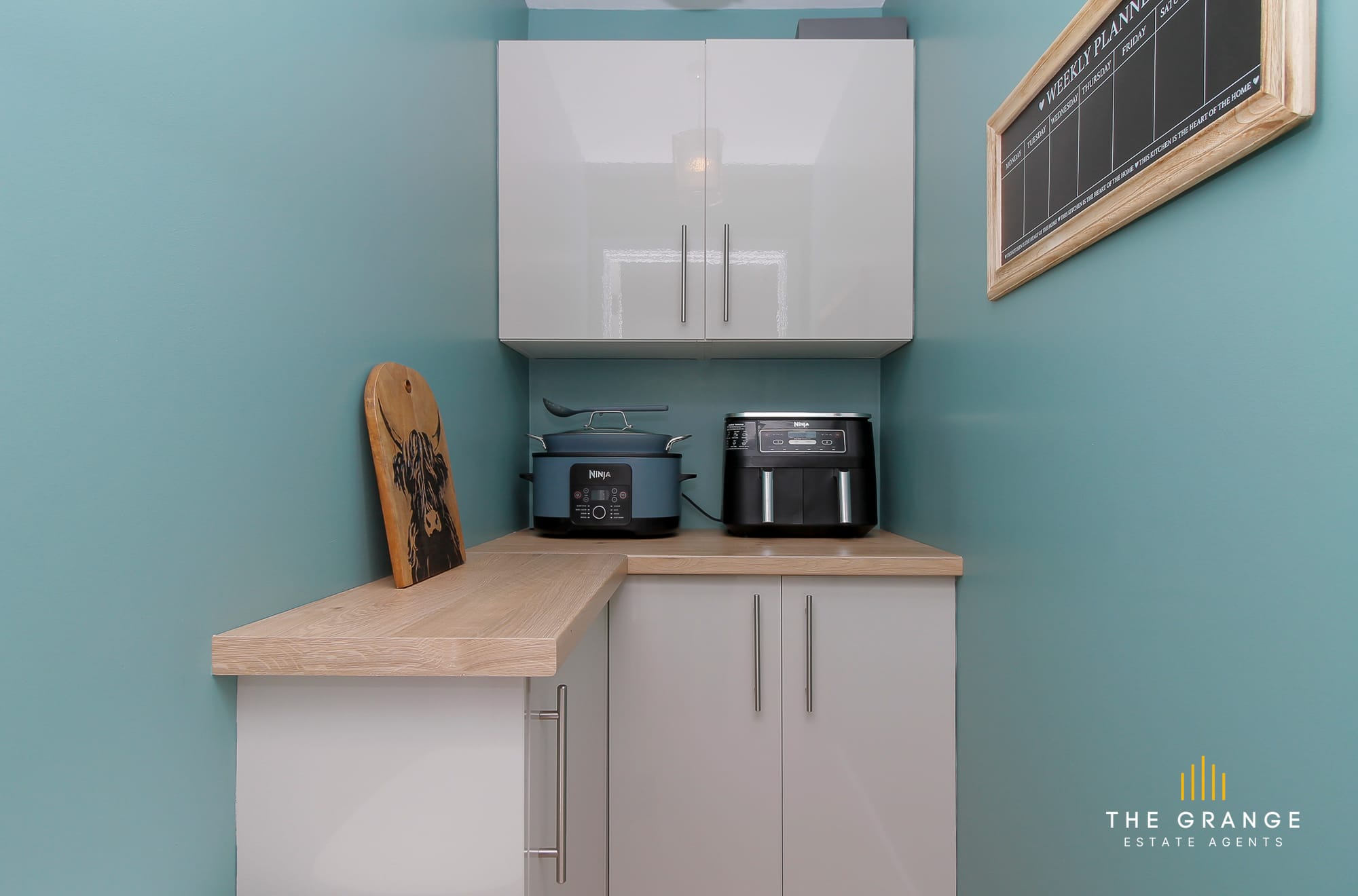 The larder and cooking station