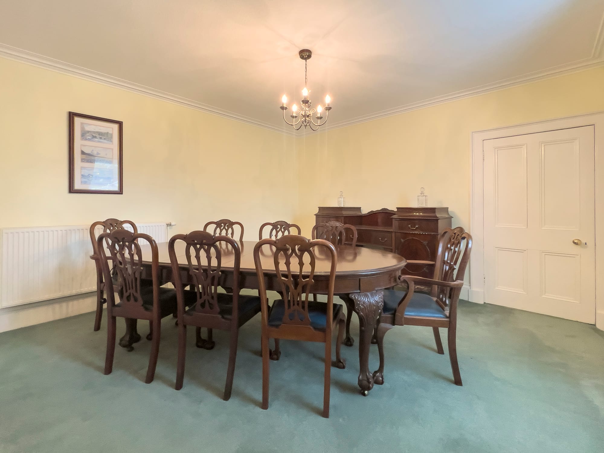 Dining room, which also works as a ground-floor bedroom