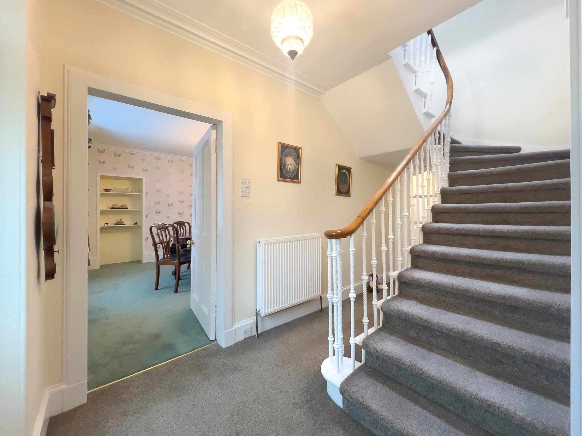 Hallway looking through to the dining room