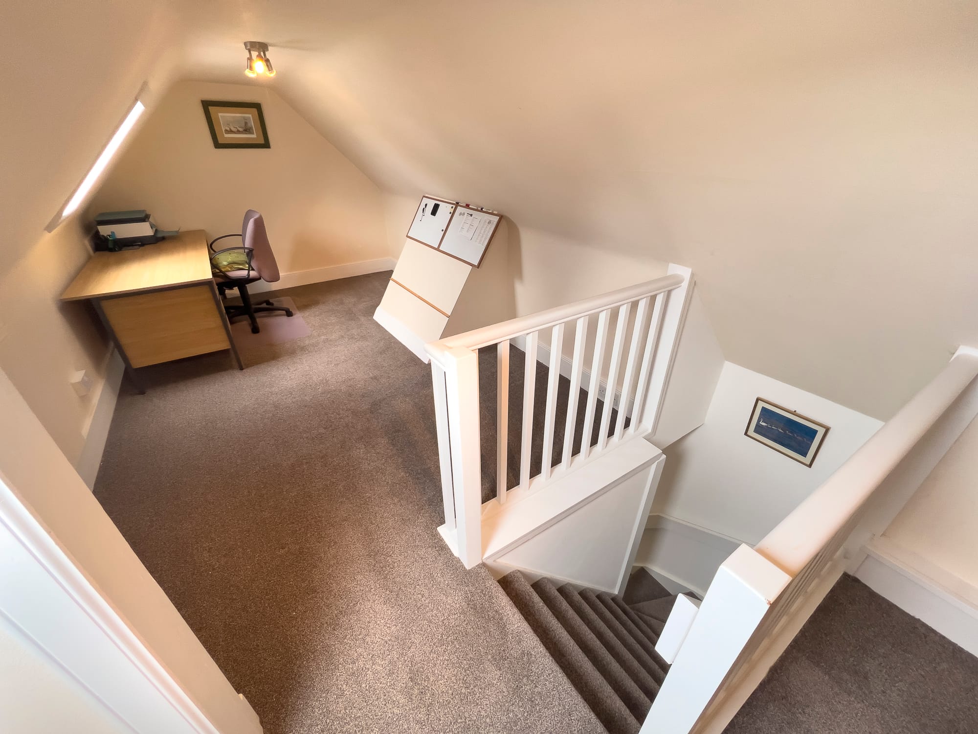 Attic office, second view