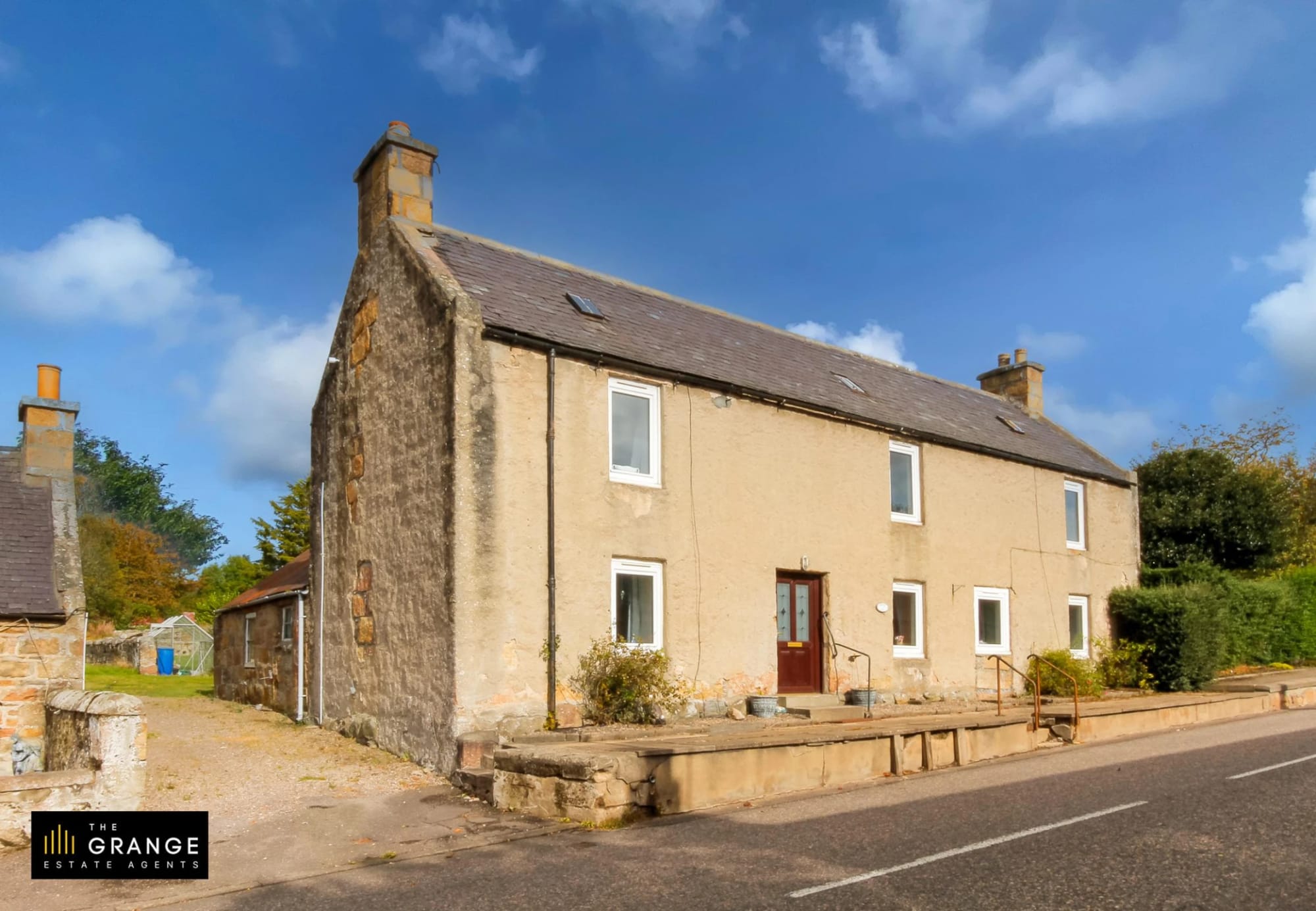 The front of the property at West End, Archiestown