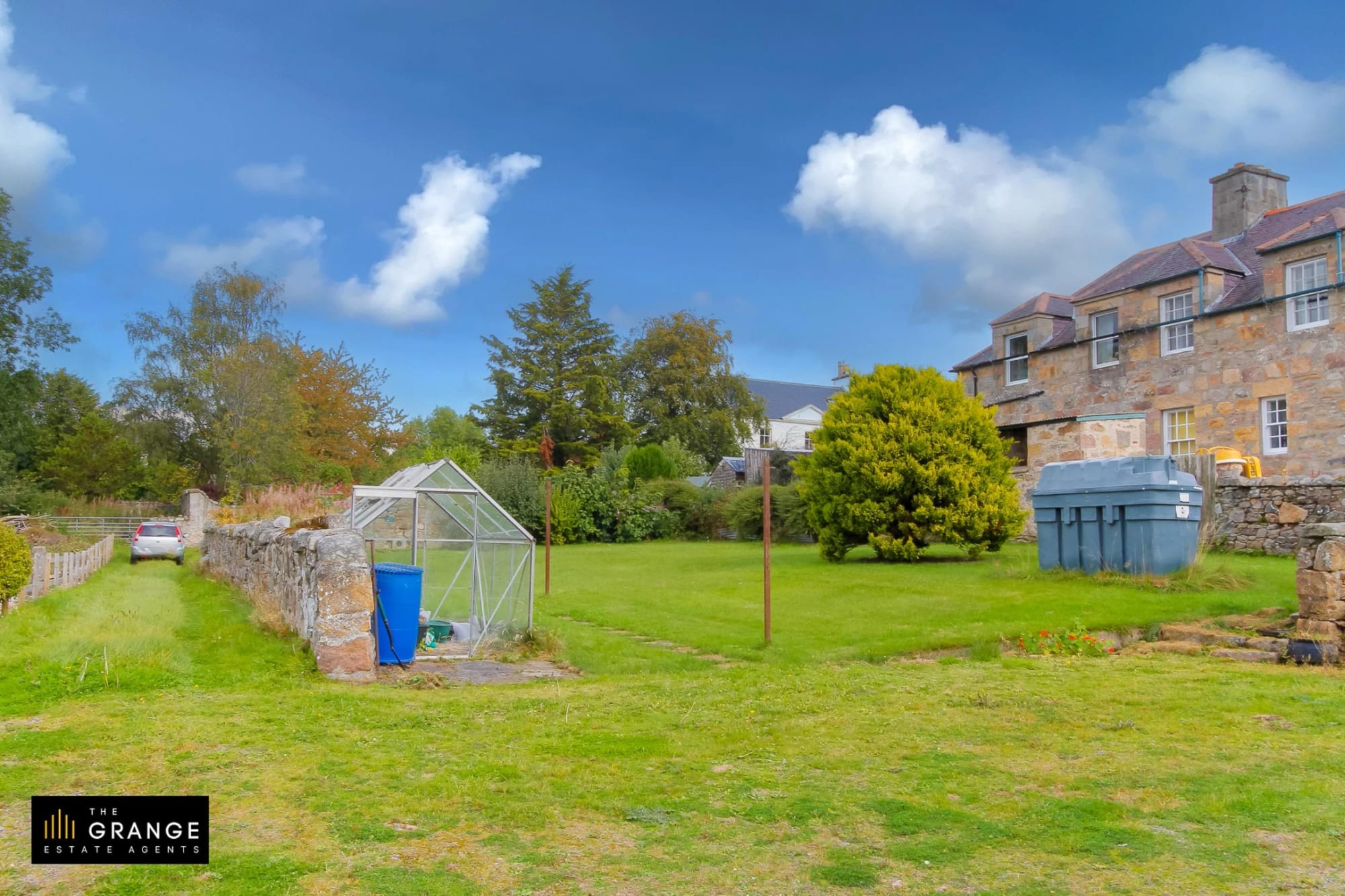 Garden and outbuilding
