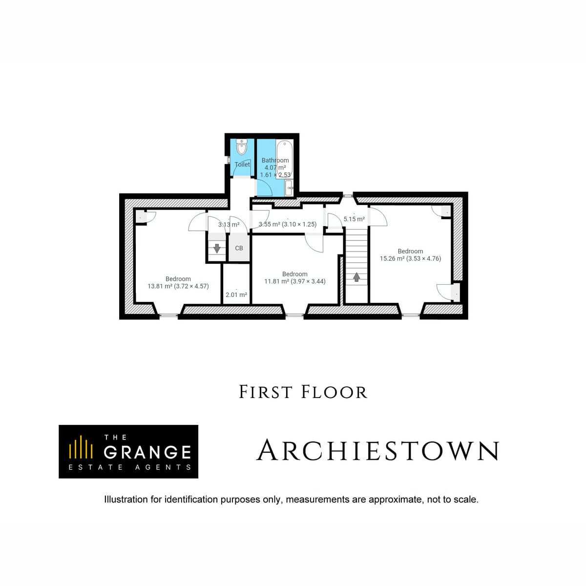 Floor plan of West End, Archiestown, First floor